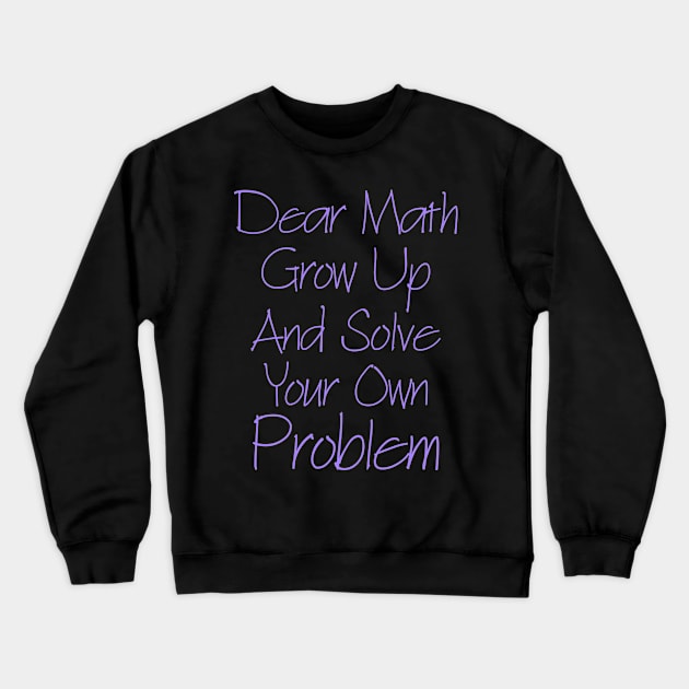 math Crewneck Sweatshirt by Yyoussef101